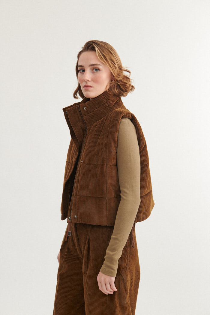 Basic Apparel Isa Vest Veste 620 Desert palm